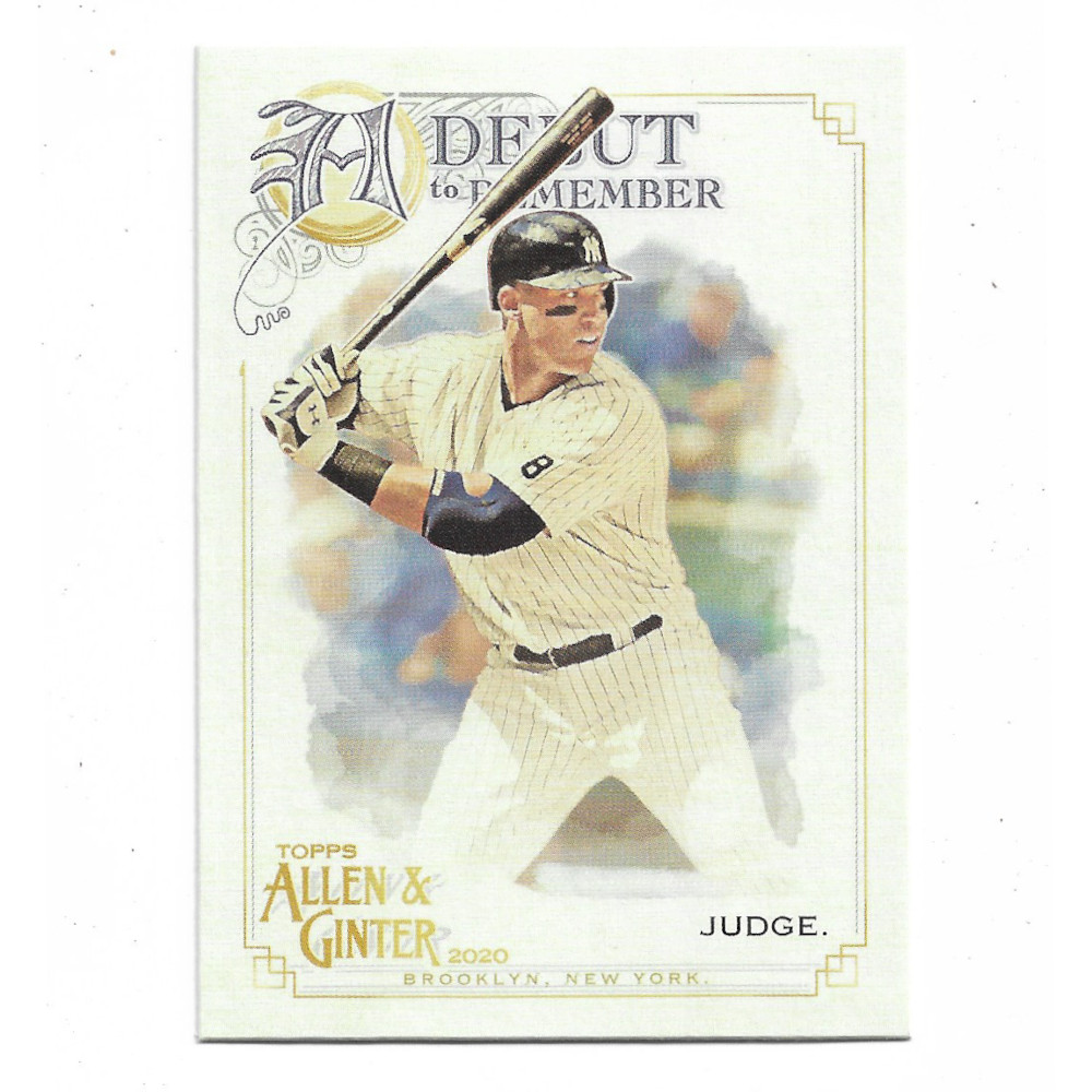 Aaron Judge 2020 Topps Allen & Ginter Debut to Remember # 14
