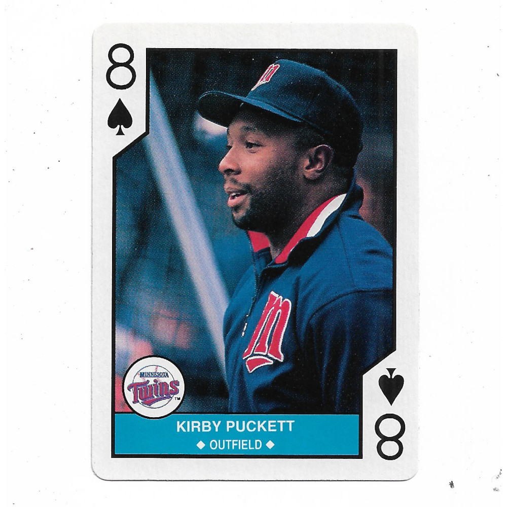 Kirby Puckett 1990 US Playing Card Major League All-Stars