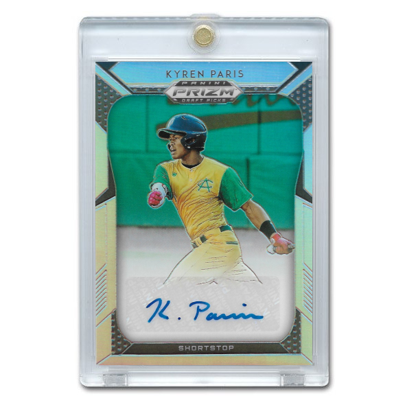 Kyren Paris Autographed Card 2019 Panini Prizm Autographs # 85