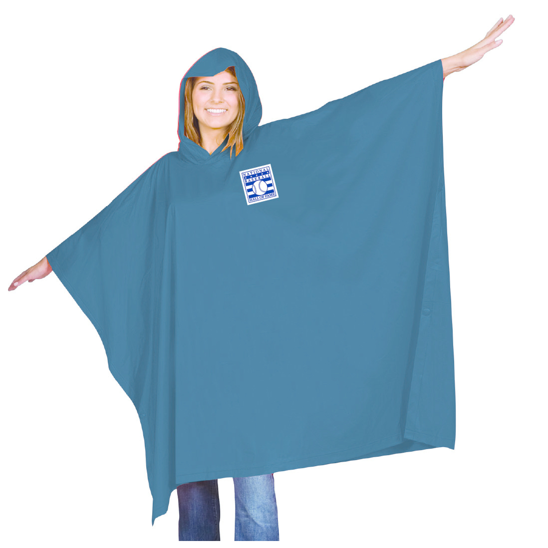 Baseball Hall of Fame Adult PVC Rain Poncho