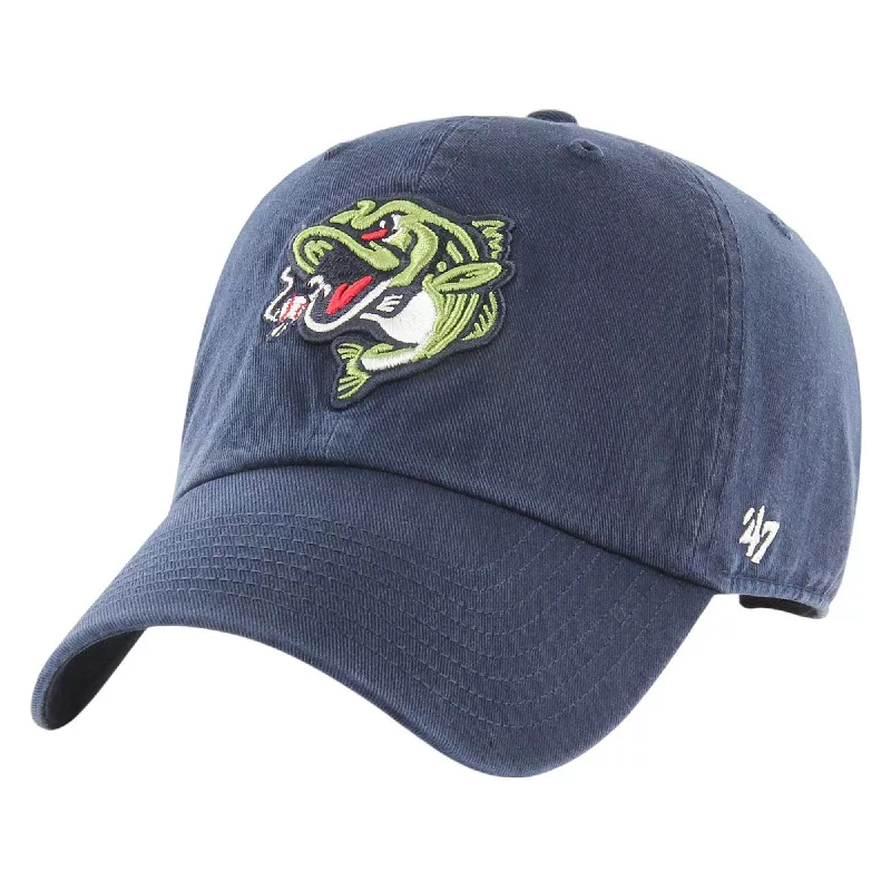Men's '47 Brand Gwinnett Stripers Milb Team Logo Clean Up Navy