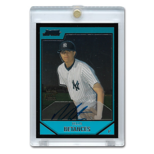Dellin Betances Autographed Card 2007 Bowman Chrome Prospectrs # BC-249