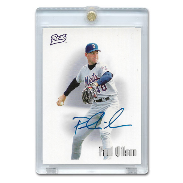 Paul Wilson Autographed Card 1995 Best Minors