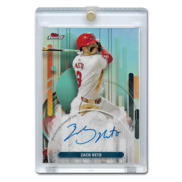 Zach Neto Autographed Card 2025 Topps Finest # FA-ZN