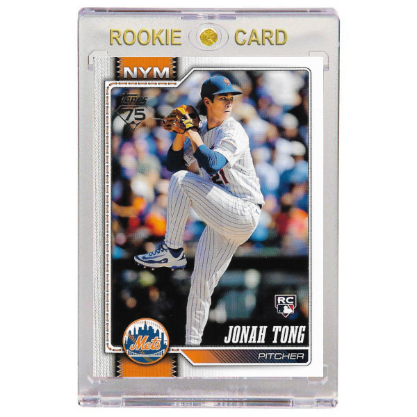 Jonah Tong New York Mets 2026 Topps # 4 Rookie Card