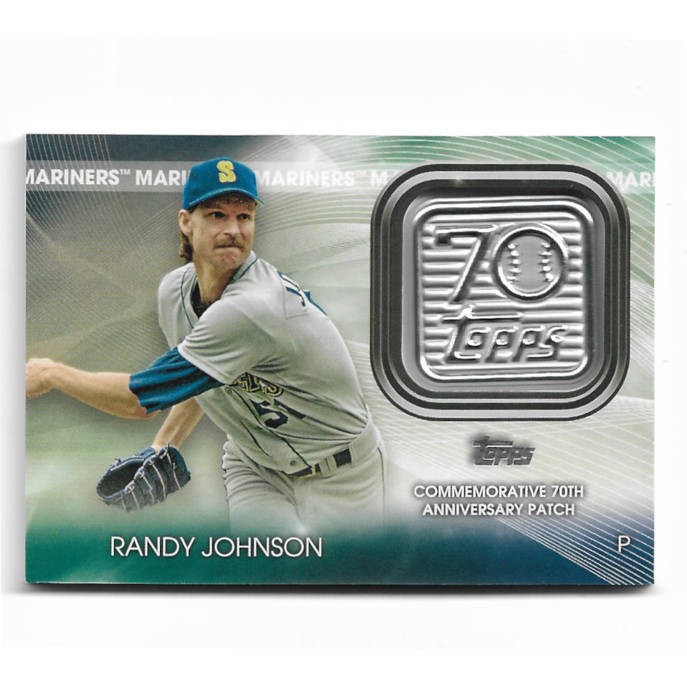 Randy Johnson 2021 Topps 70th Anniversary Logo Patch # 70P-RJ