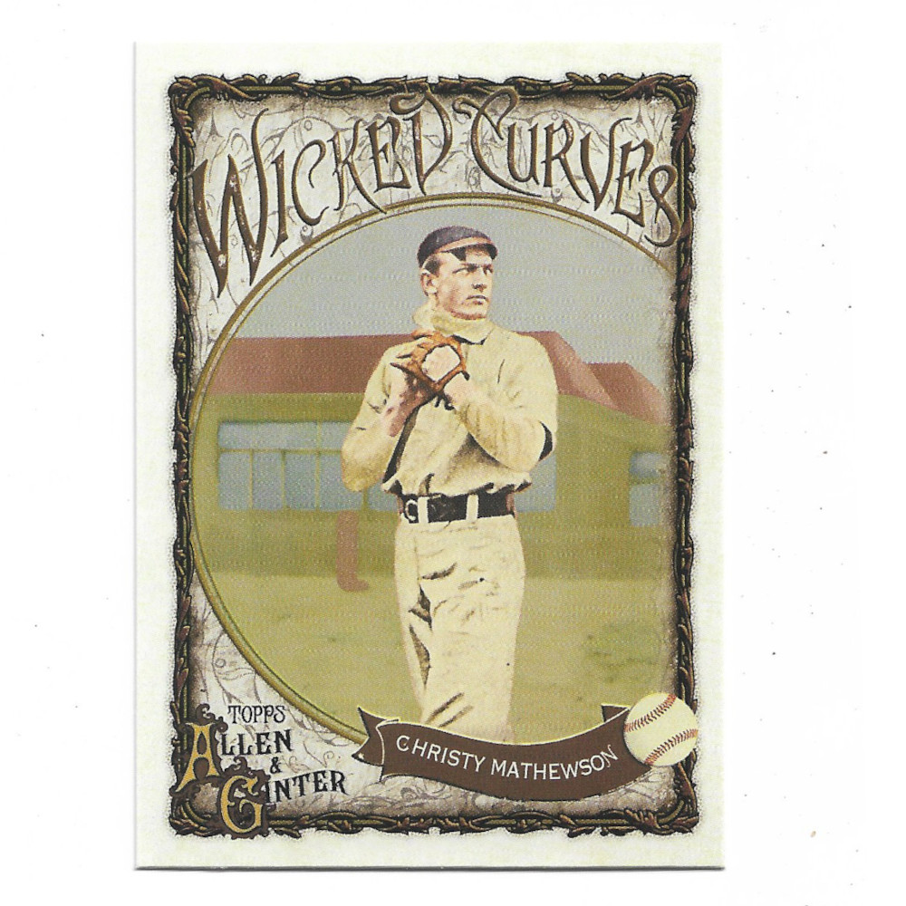 Christy Mathewson 2025 Topps Allen & Ginter Wicked Curves # 38