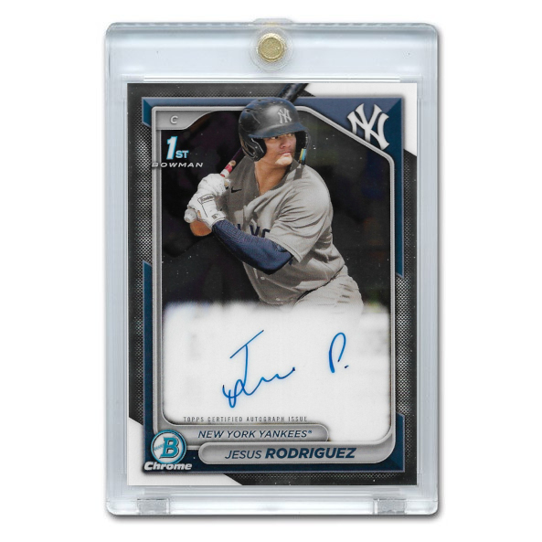 Jesus Rodriguez Autographed Card 2024 Bowman Chrome Prospects # CPA-JR