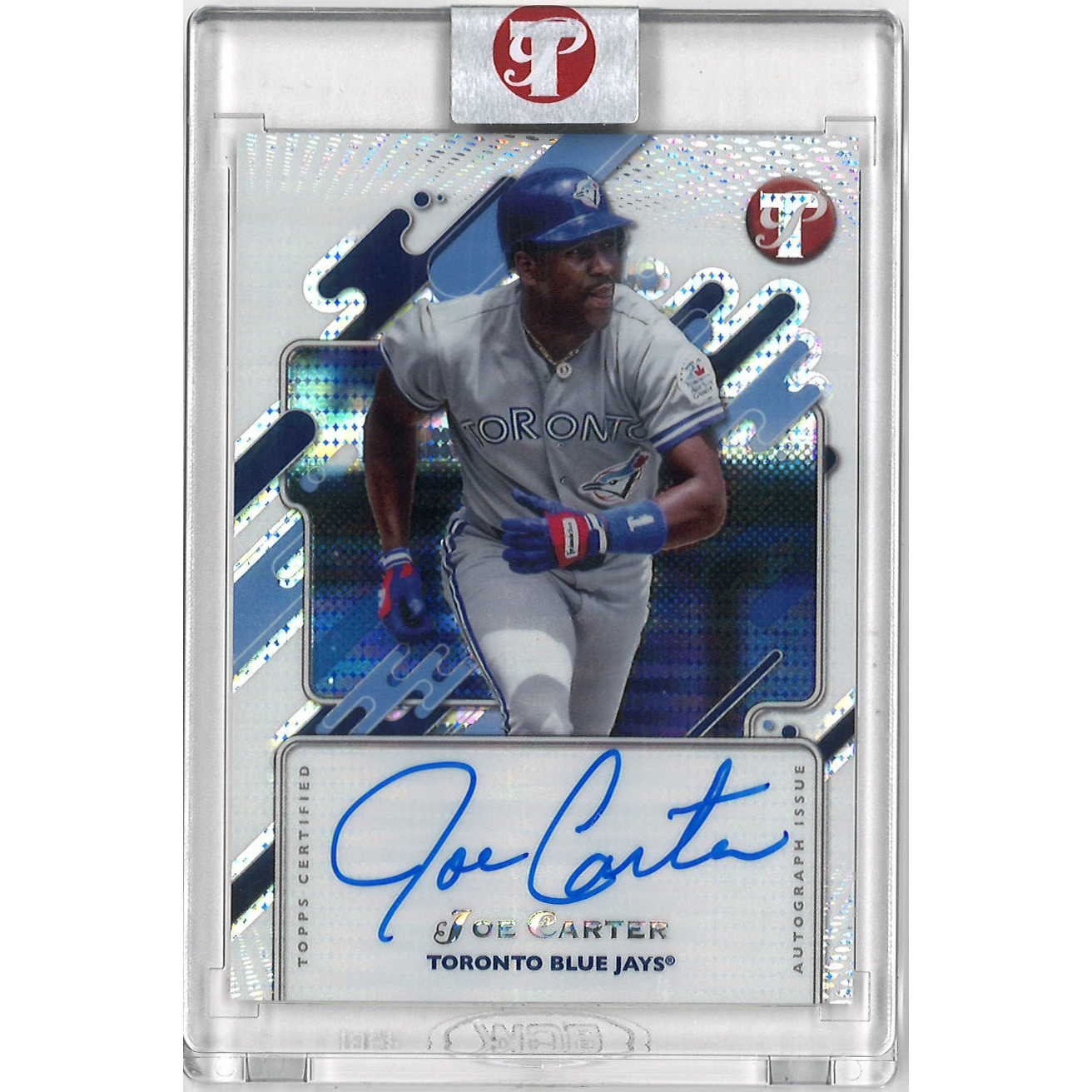 Joe Carter Autographed Card 2025 Topps Pristine # PR-JC