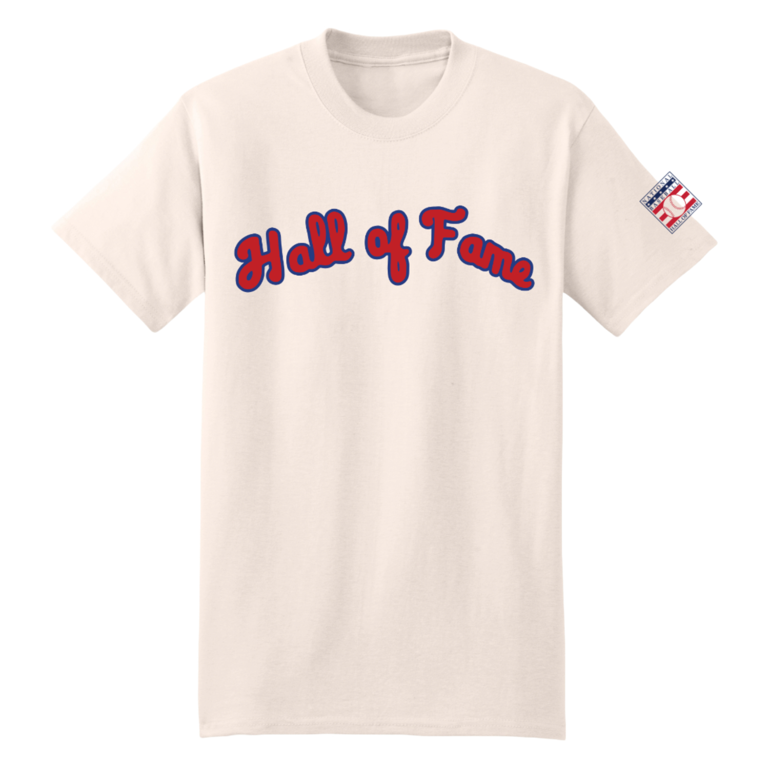Men’s Babe Ruth Baseball Hall of Fame 1936 Inductee Vintage Jersey Number Heavyweight Ivory T-Shirt