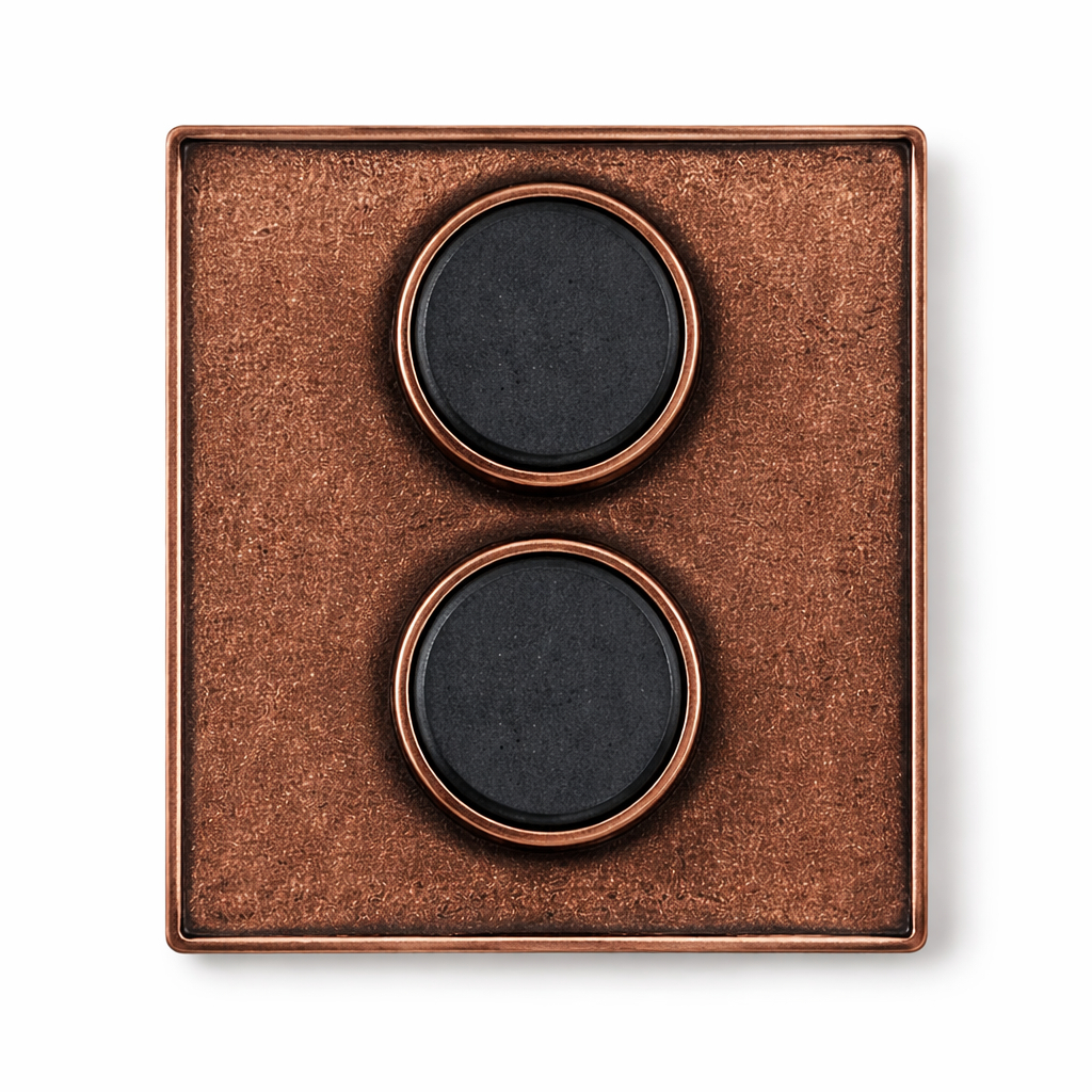 Baseball Hall of Fame Logo Copper Magnet