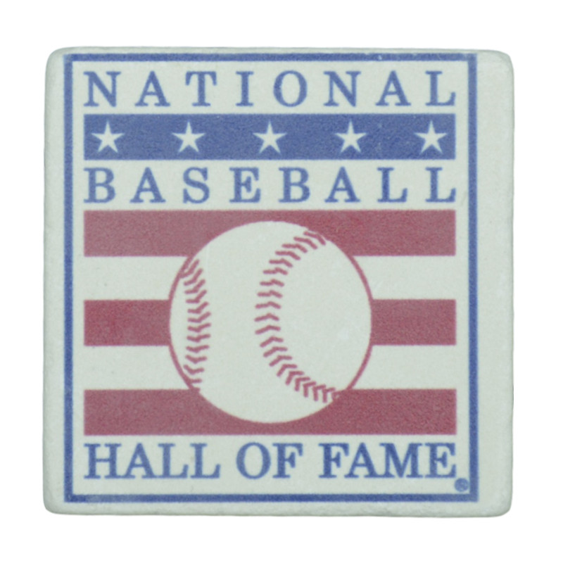 Baseball Hall of Fame Stone Logo Magnet