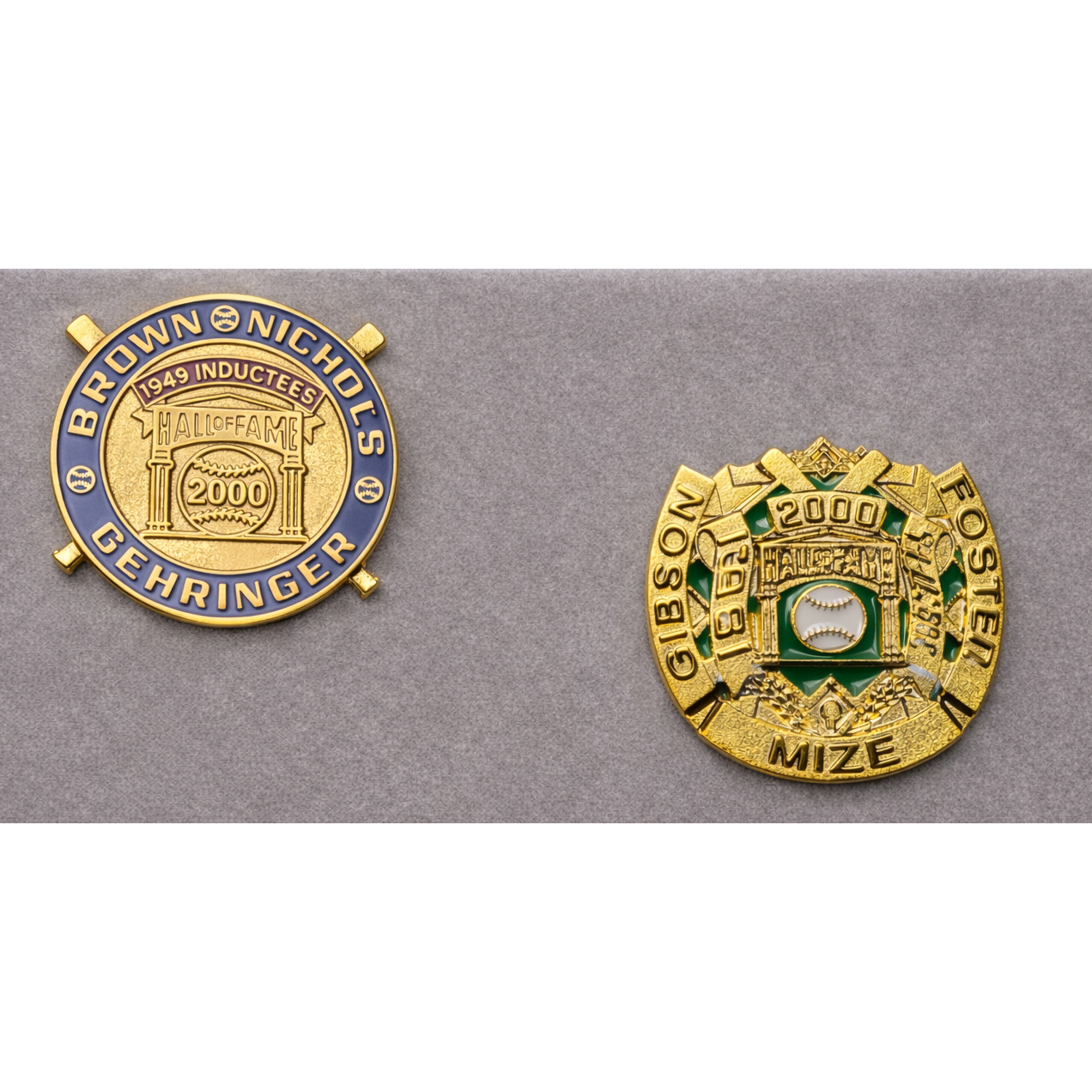 Baseball Hall of Fame Induction Retro Pins Limited Edition Boxed Set 1949 and 1981
