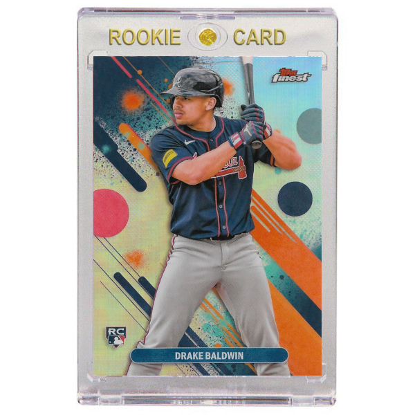 Drake Baldwn Atlanta Braves 2025 Topps Finest Refractor # 21 Rookie Card