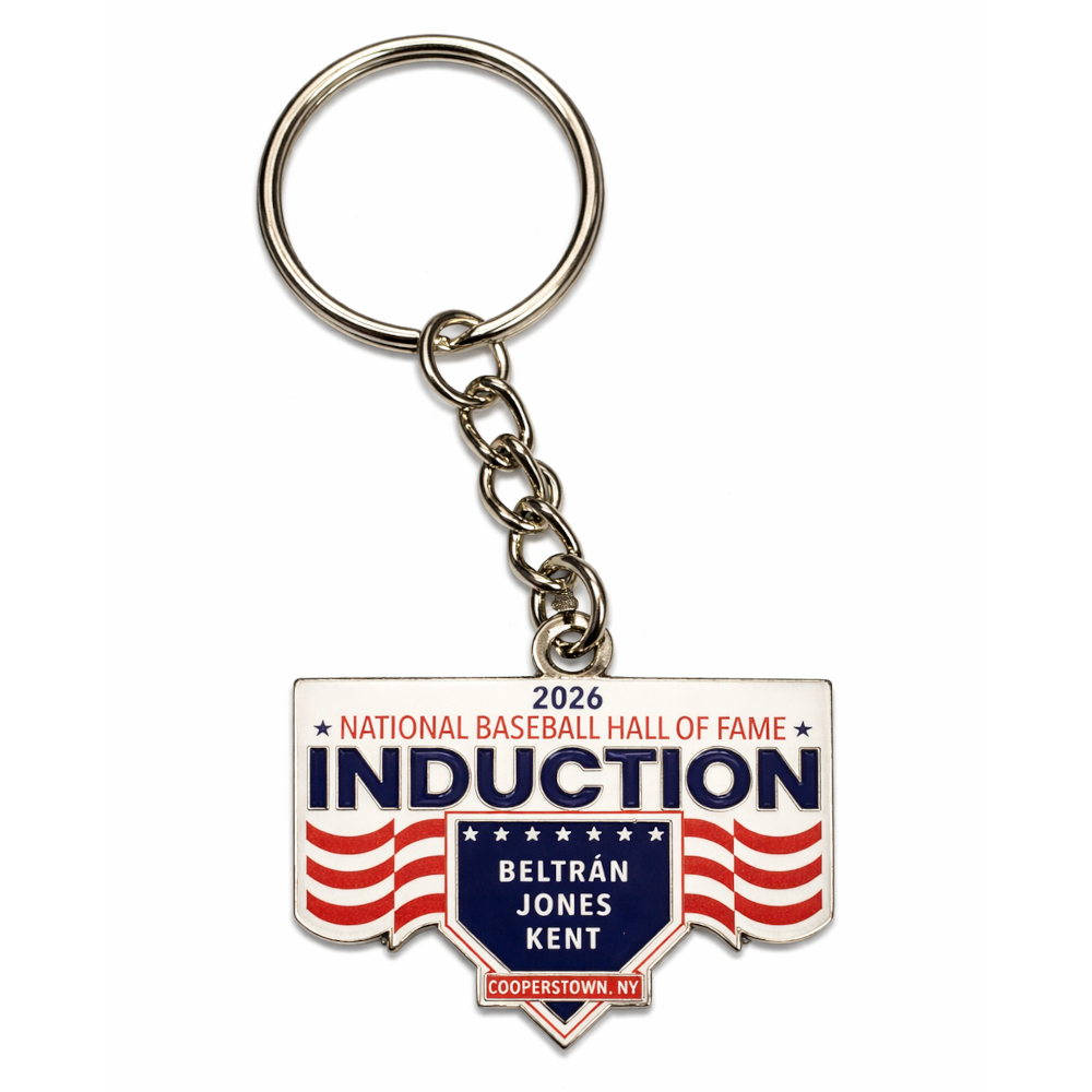 Baseball Hall of Fame 2026 Induction Logo Keychain