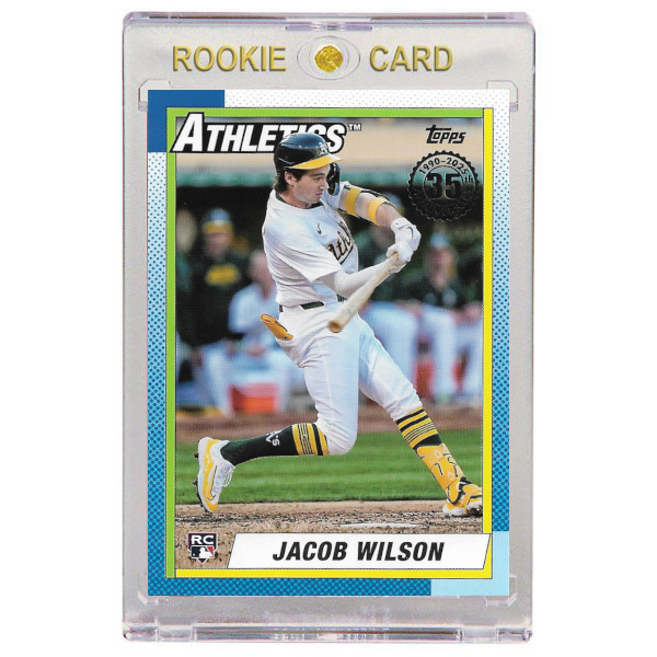 Jacob Wilson Oakland Athletics 2025 Topps 35th Anniversary # T90-29 Rookie Card