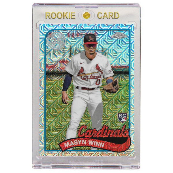 Masyn Winn St. Louis Cardinals 2024 Topps Chrome Silver Pack Mojo # 2T89C-30 Rookie Card