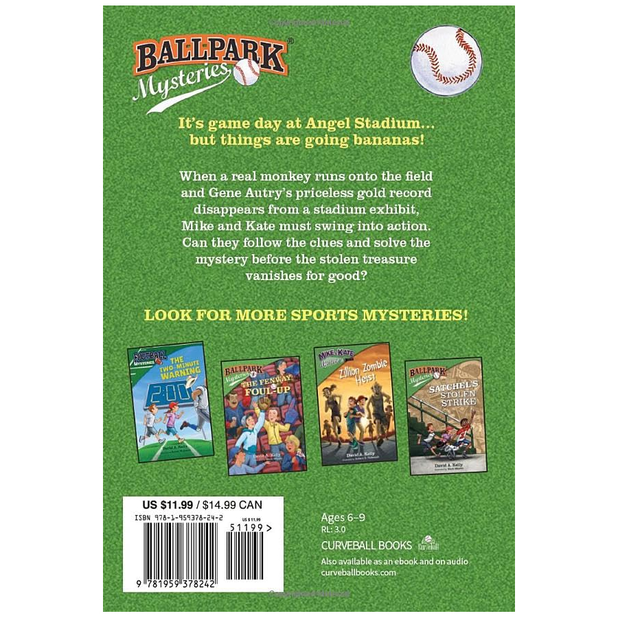 Ballpark Mysteries #24: The Rumble Monkey Mix-Up