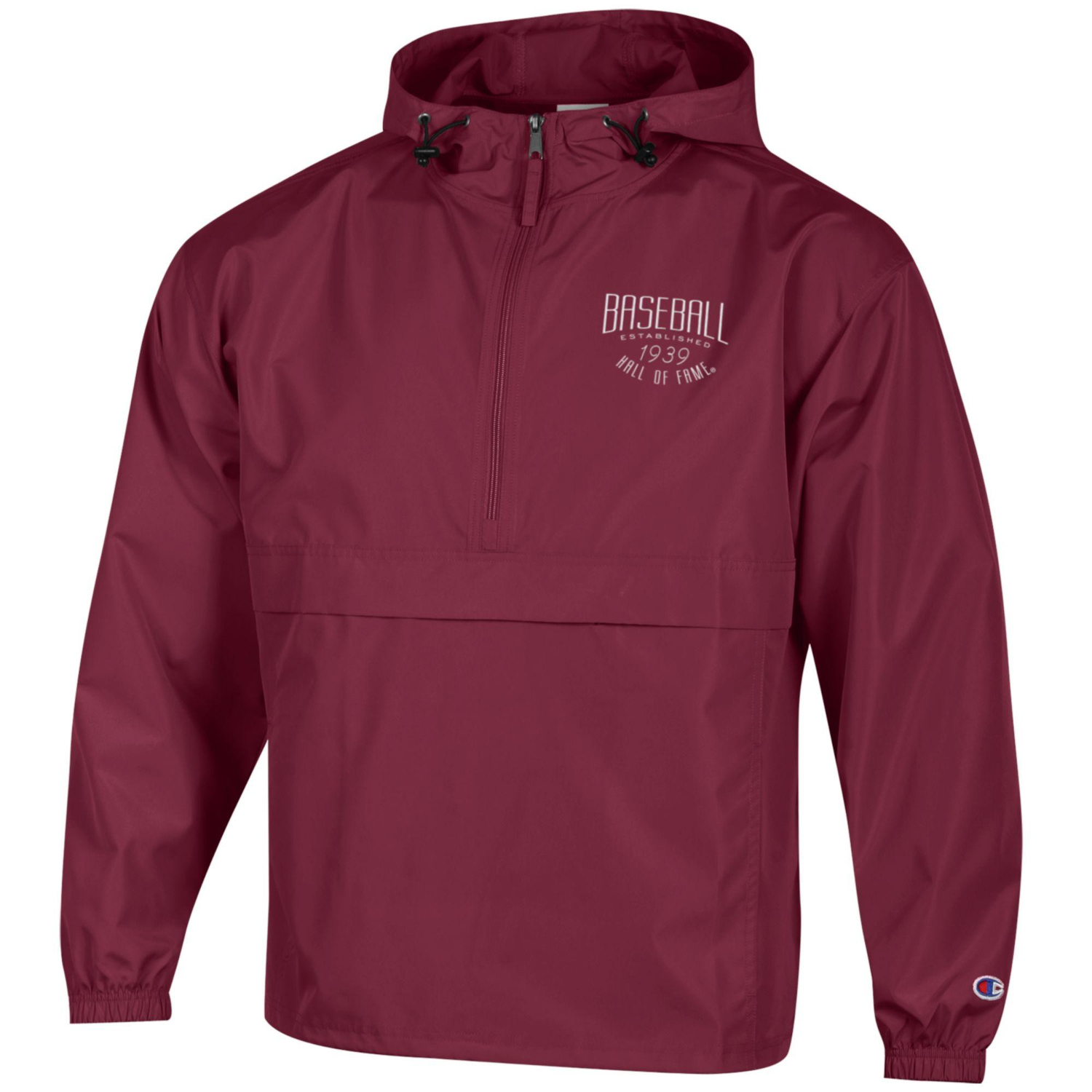 Unisex Champion Baseball Hall of Fame Garnet Packable Jacket