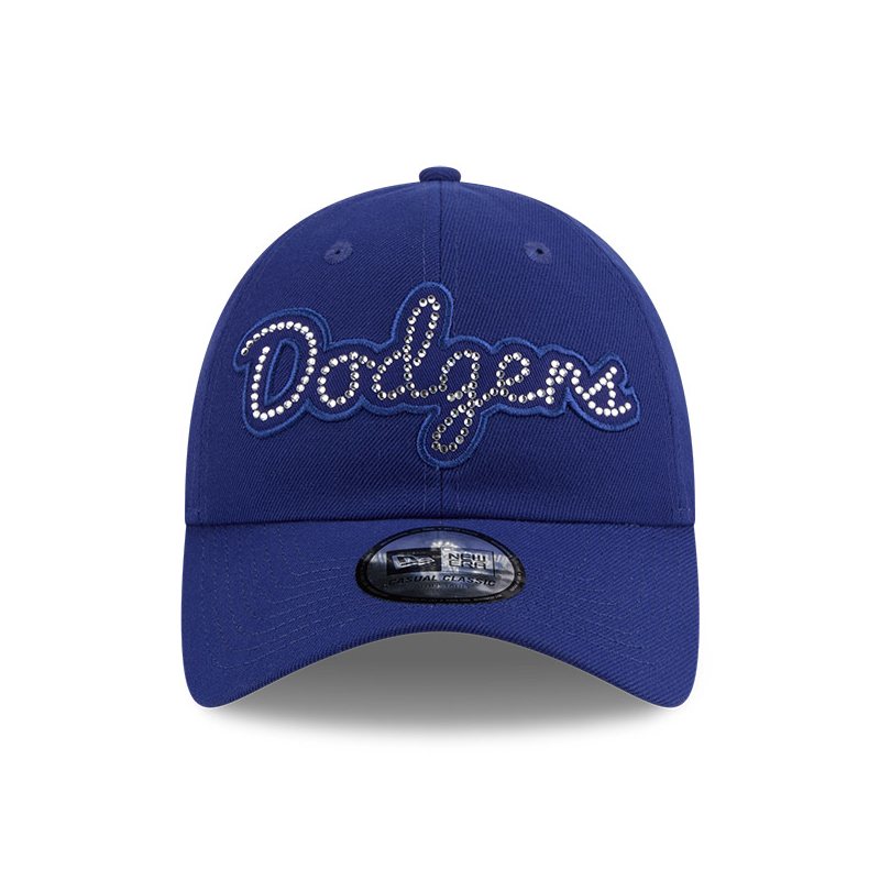 Women’s New Era Los Angeles Dodgers Rhinestone Script Royal Adjustable Cap