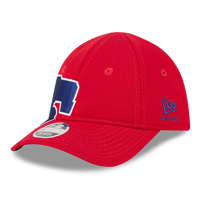 Youth New Era Philadelphia Phillies Oversized Logo Stretch Fit Cap