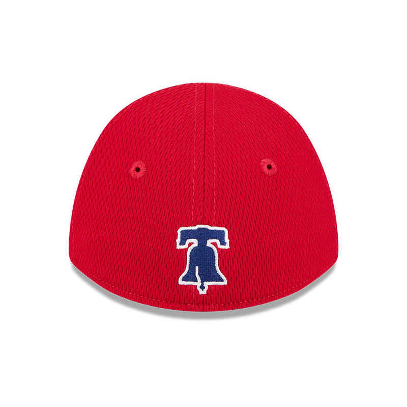 Youth New Era Philadelphia Phillies Oversized Logo Stretch Fit Cap