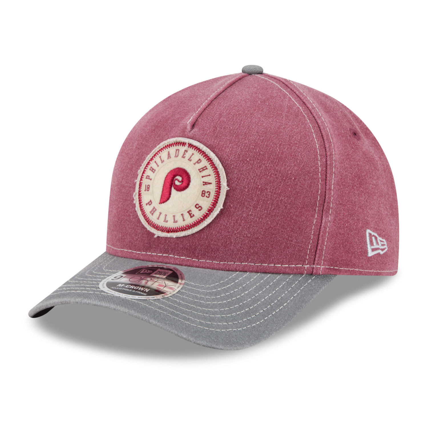 Men’s New Era Philadelphia Phillies MLB Felt Patch Adjustable Snapback Cap
