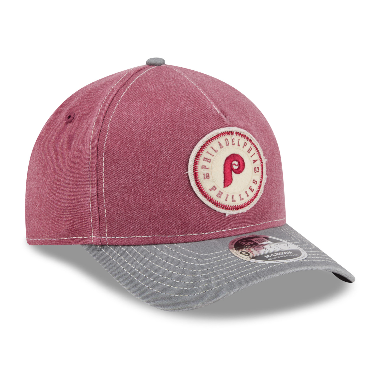 Men’s New Era Philadelphia Phillies MLB Felt Patch Adjustable Snapback Cap