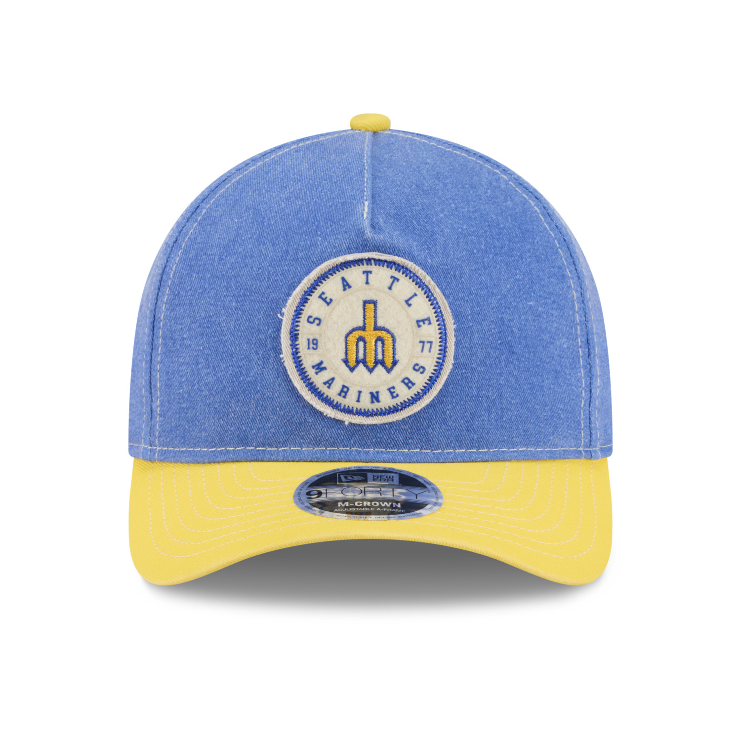 Men’s New Era Seattle Mariners MLB Felt Patch Adjustable Snapback Cap