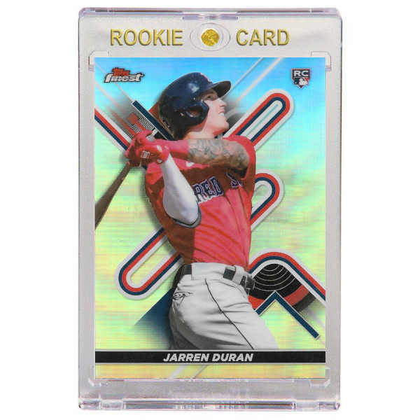 Jarren Duran Boston Red Sox 2022 Topps Finest Refractor # 10 Rookie Card