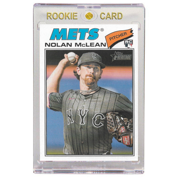 Nolan Mclean New York Mets 2026 Topps Heritage #150 Rookie Card