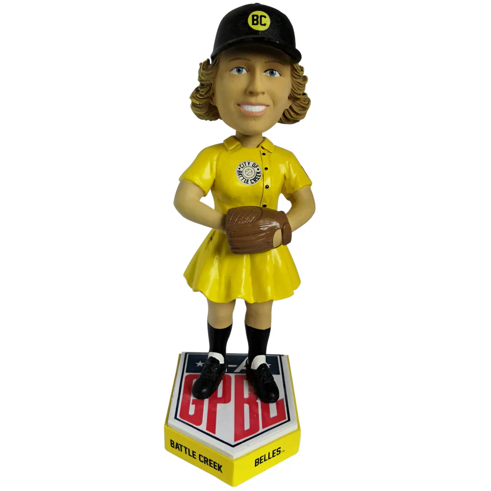 Battle Creek Belles All-American Girls Professional Baseball League (AAGPBL) Bobblehead