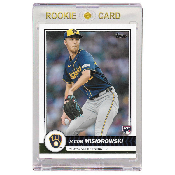 Jacob Misiorowski Milwaukee Brewers 2026 Topps Flagship # 33 Rookie Card