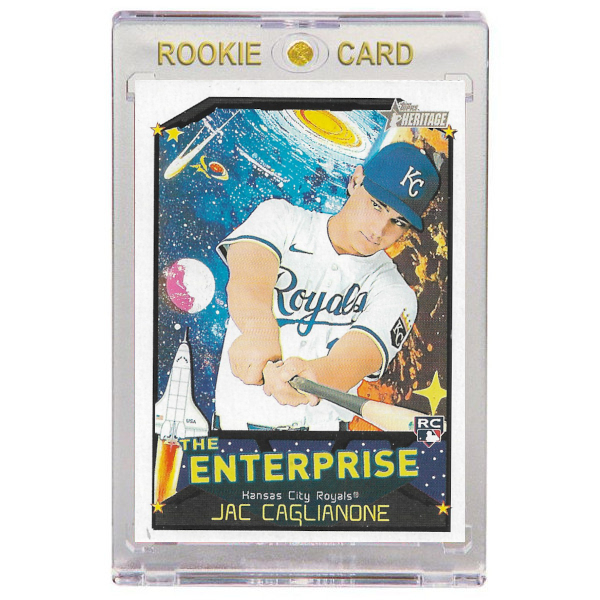 Jac Caglianone Kansas City Royals 2026 Topps Heritage The Enterprise # JCA Rookie Card