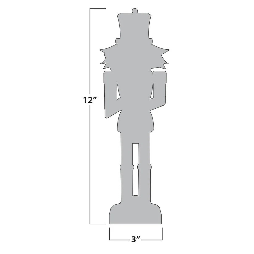 New York Mets 12 Inch Wooden Holiday Nutcracker