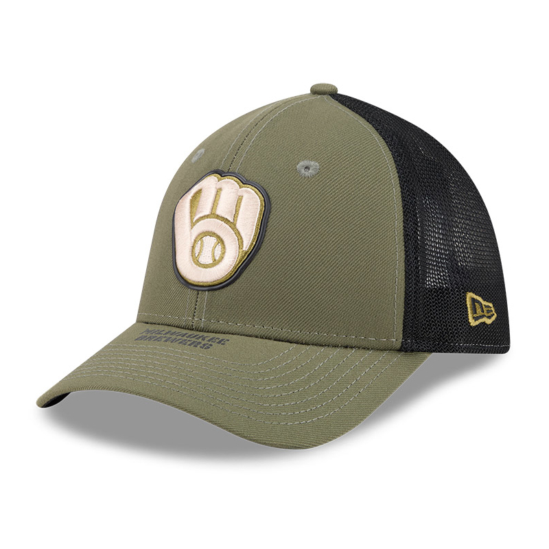 Men’s New Era Milwaukee Brewers Armed Forces Weekend 39THIRTY M-Crown Stretch Fit Cap