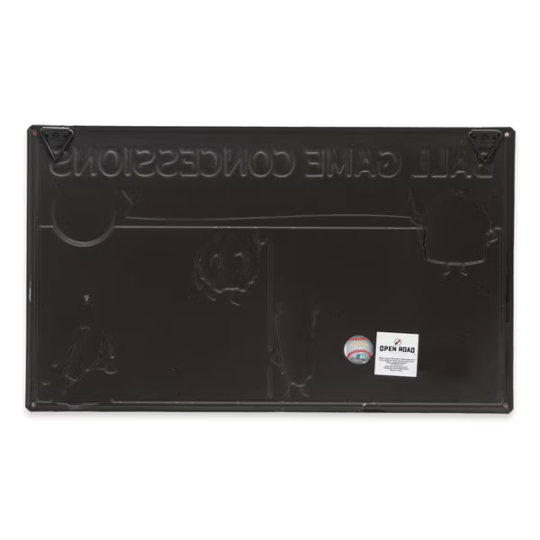 Atlanta Braves Ball Park Concessions 17 x 10 Metal Sign