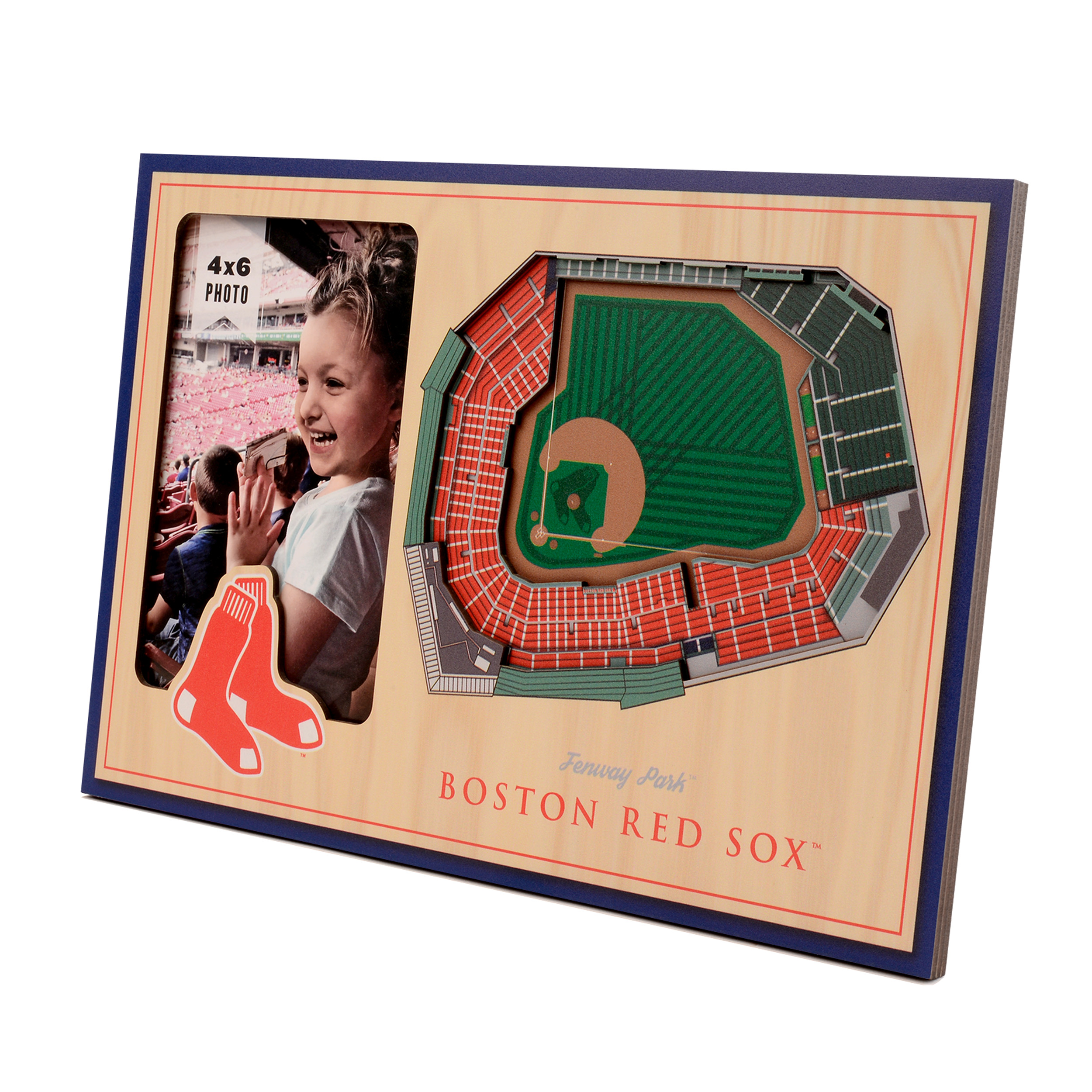 Boston Red Sox 3D StadiumView 12" x 8" Picture Frame