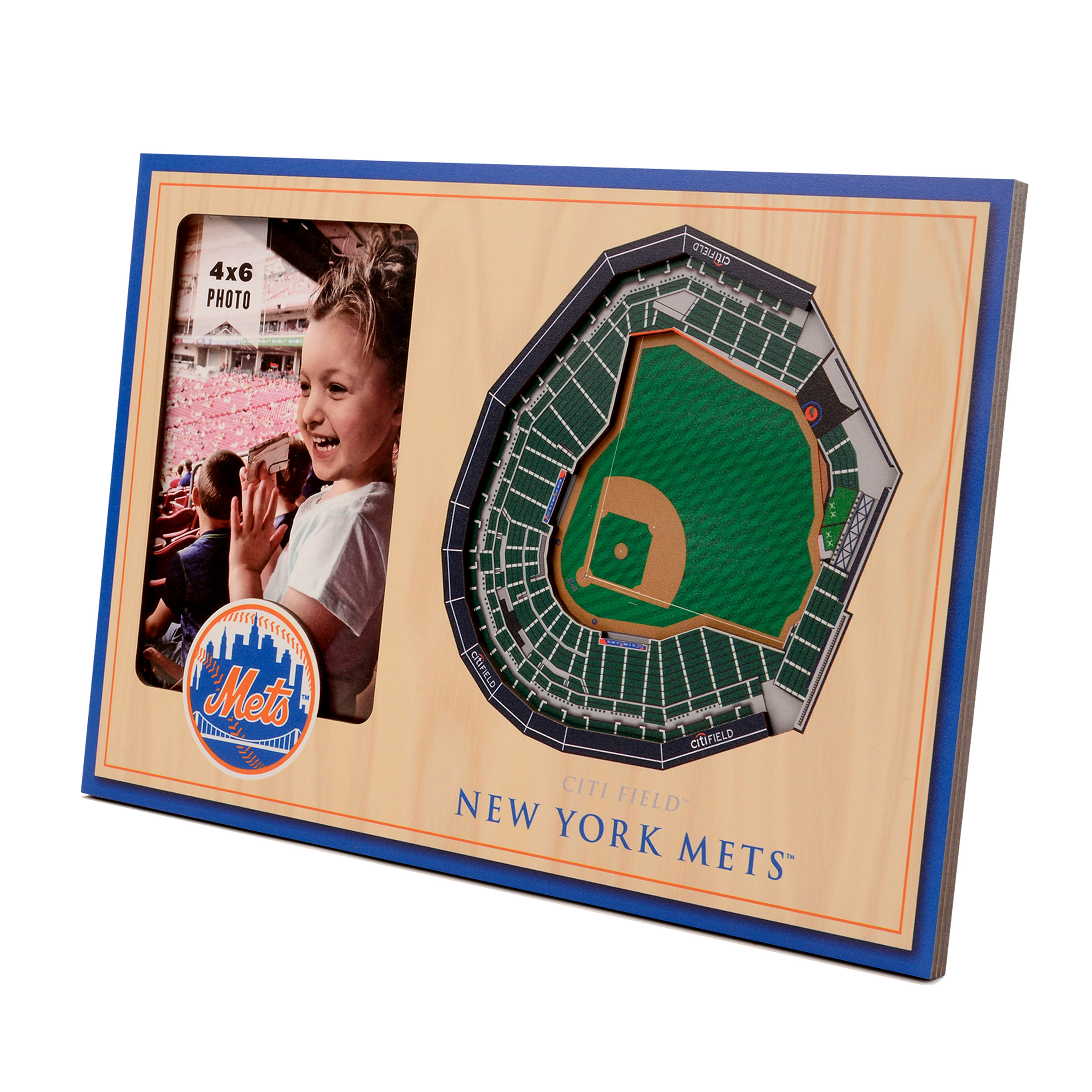 New York Mets 3D StadiumView 12" x 8" Picture Frame