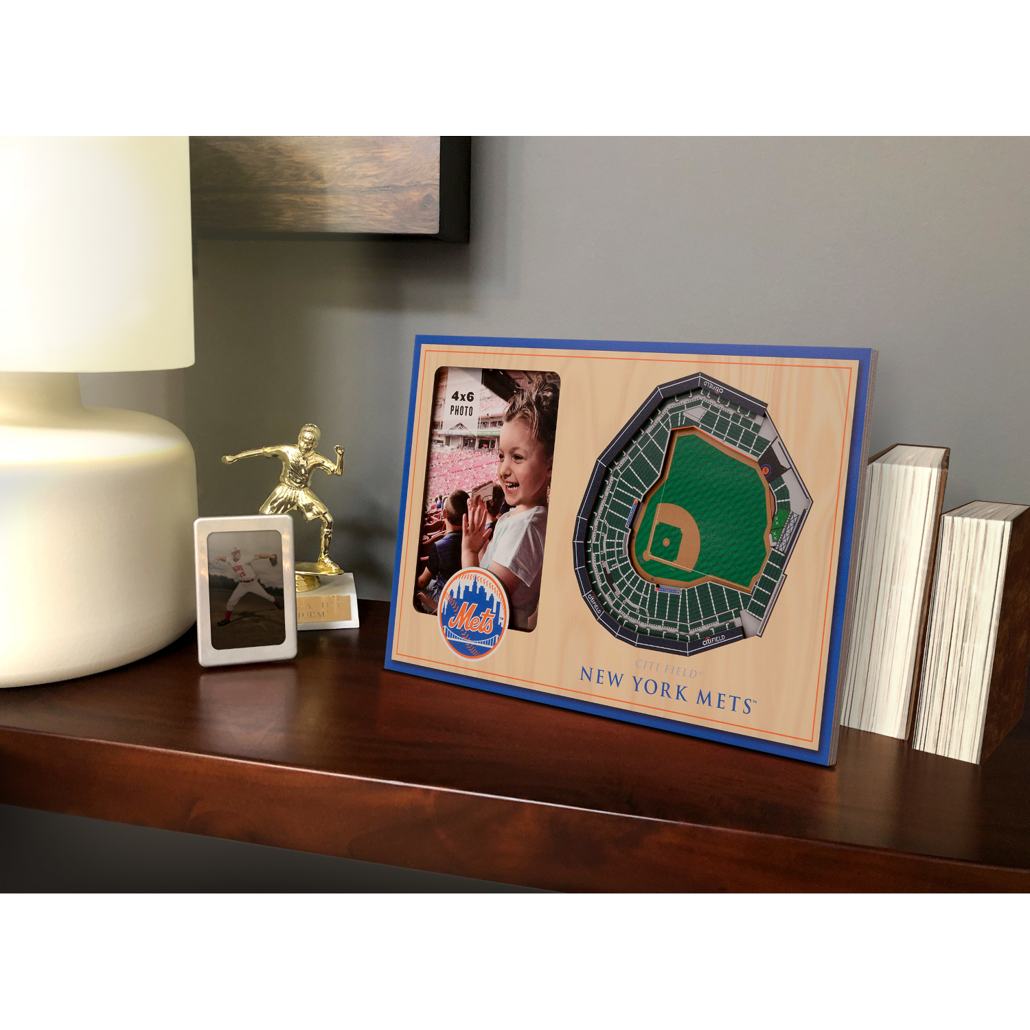 New York Mets 3D StadiumView 12" x 8" Picture Frame