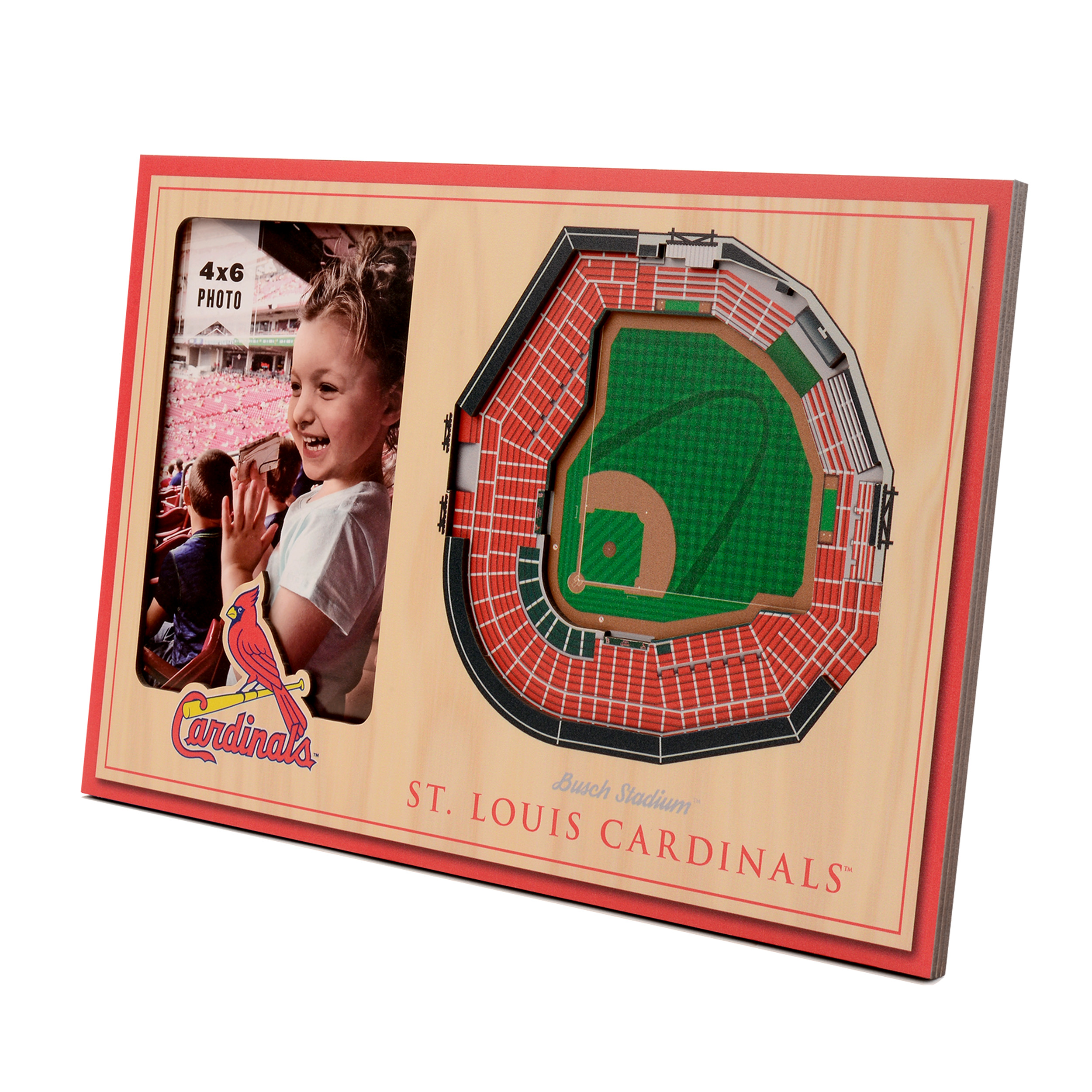 St. Louis Cardinals 3D StadiumView 12" x 8" Picture Frame