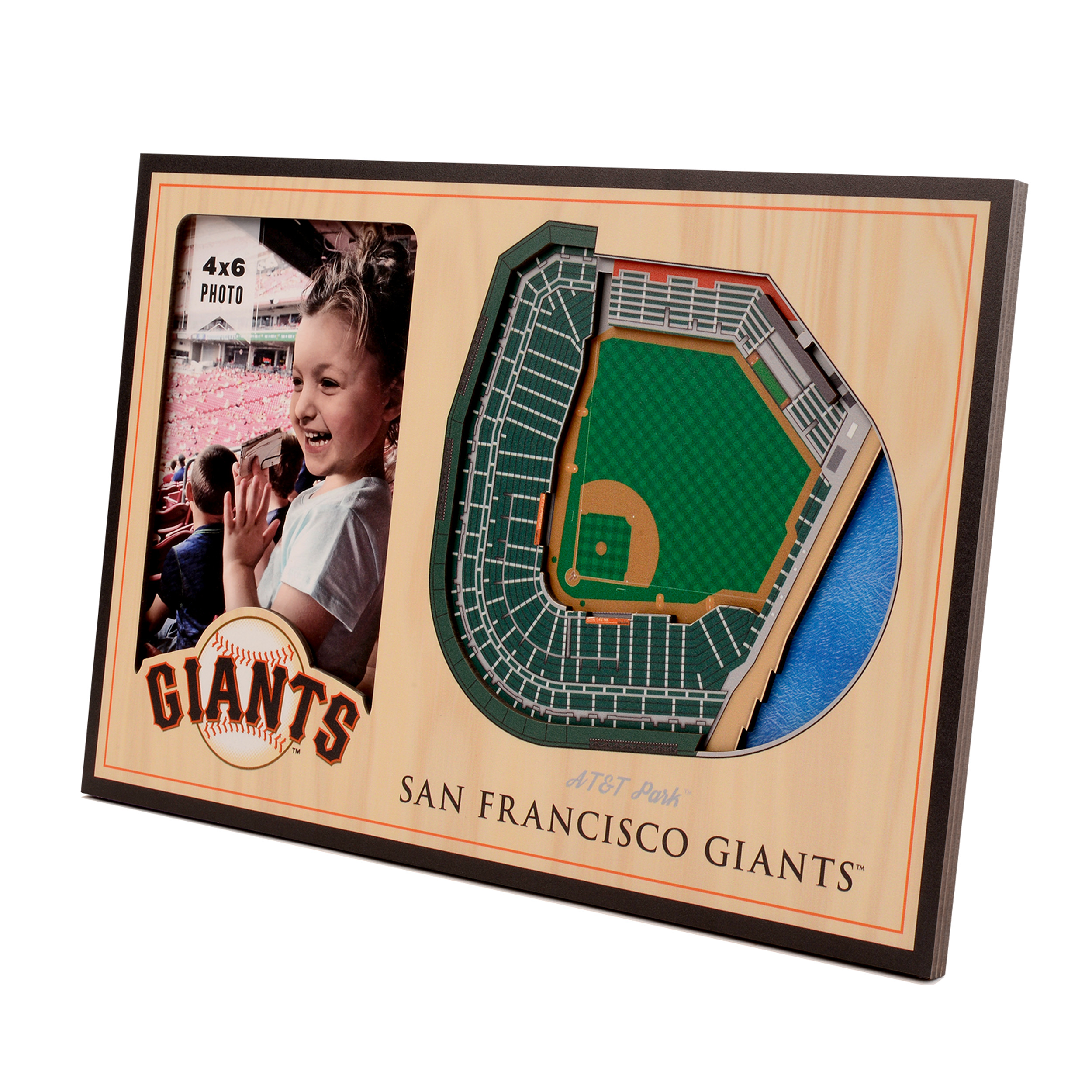 San Francisco Giants 3D StadiumView 12" x 8" Picture Frame