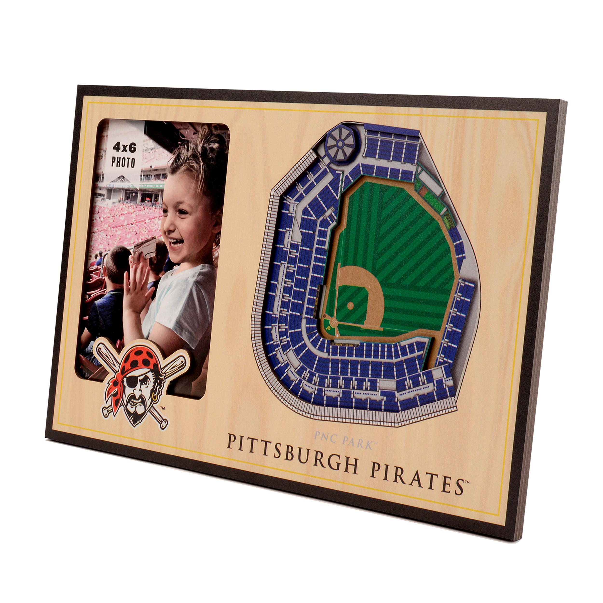 Pittsburgh Pirates 3D StadiumView 12" x 8" Picture Frame