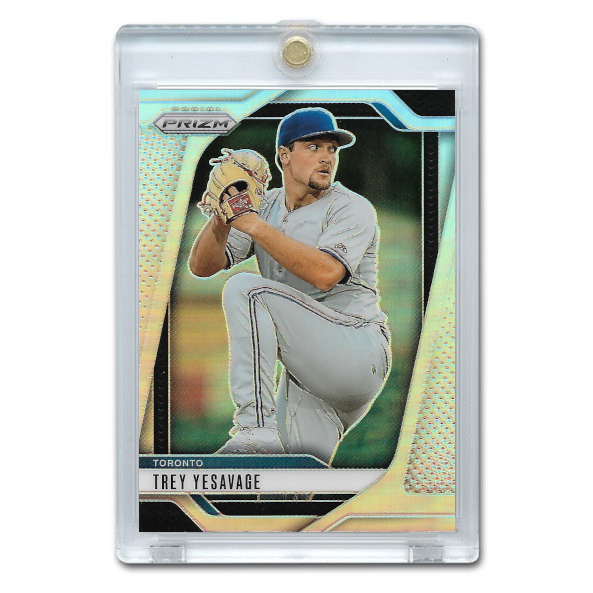 Trey Yesavage 2025 Panini Prizm Silver Holo # 81 Pre-Rookie Card