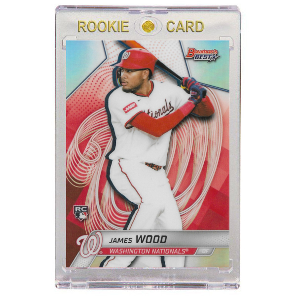 James Wood Washington Nationals 2025 Bowman's Best Refractor # 24 Rookie Card
