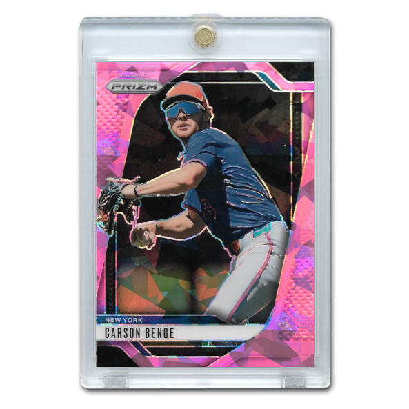 Carson Benge 2025 Panini Prizm Pink Ice # 222 Pre-Rookie Card
