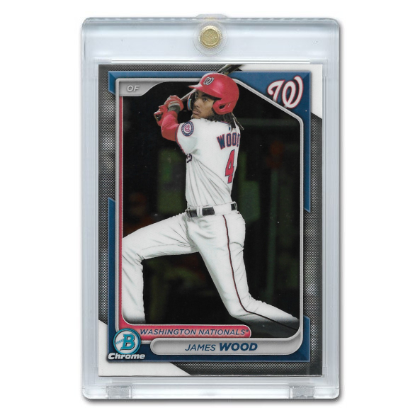 James Wood 2024 Bowman Chrome Prospects # BCP-91 Pre-Rookie Card