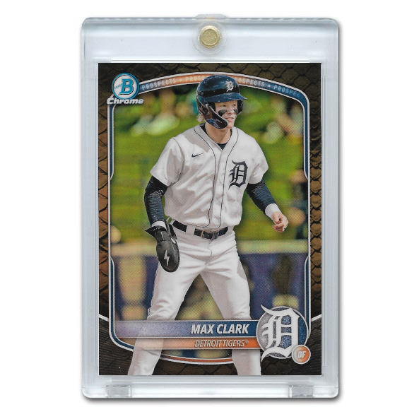 Max Clark 2023 Bowman Chrome Prospects Reptillian Refractor # BCP-24 Pre-Rookie Card