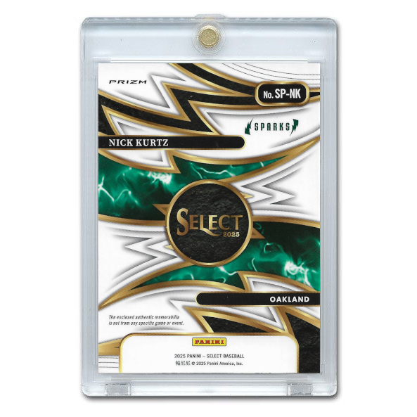 Nick Kurtz 2025 Panini Select Swatches Ice # SP-NK