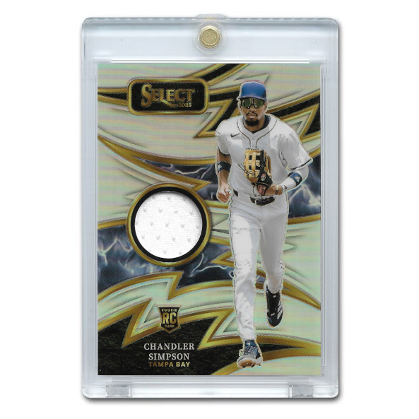 Chandler Simpson 2025 Panini Select Sparks Materials # SP-CS